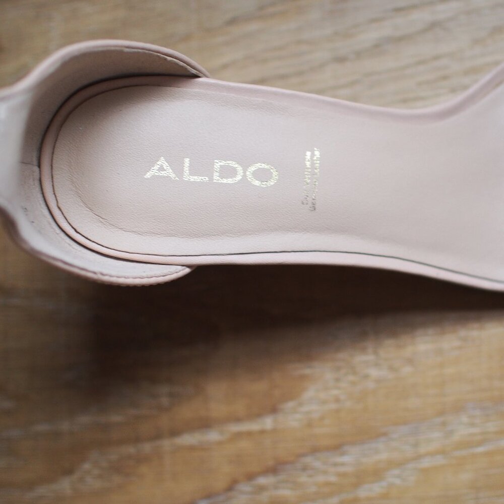 Aldo | Leather Kedeaviel Block Heeled Sandal - Picture 2 of 8